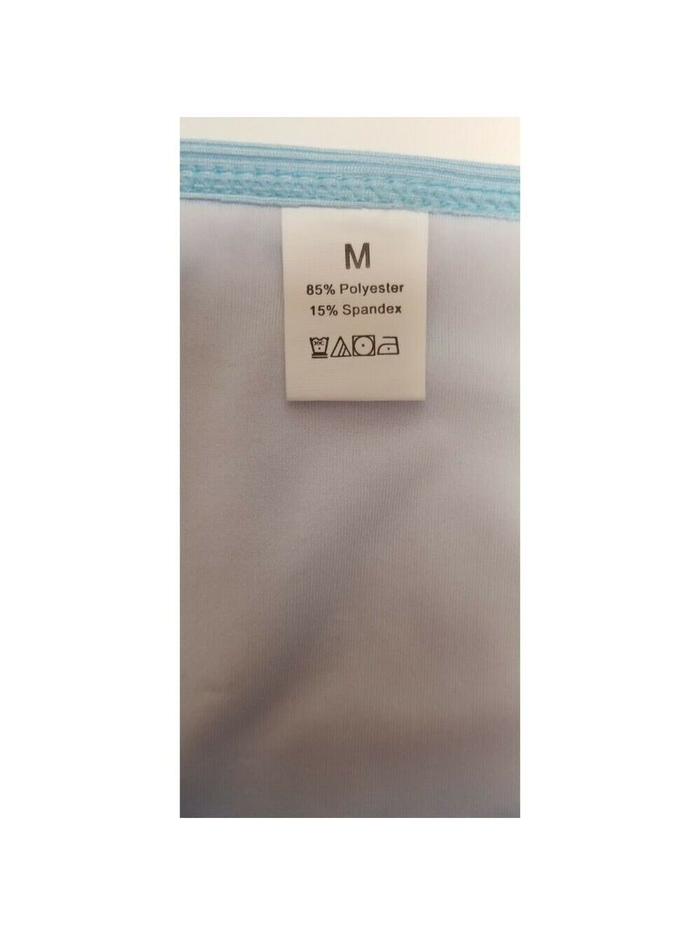 2 piece swimsuit bikini set Light Blue Size Medium - Picture 4 of 5